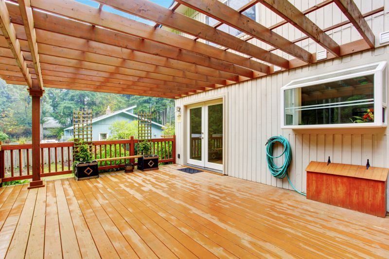 Covered deck area
