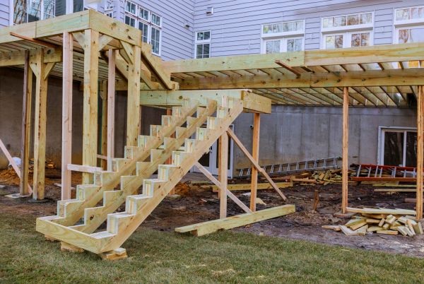 Deck Post Replacement in Canton