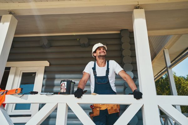 Porch Ceiling Construction in Canton