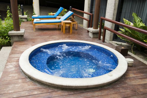 Hot Tub Deck Construction in Canton