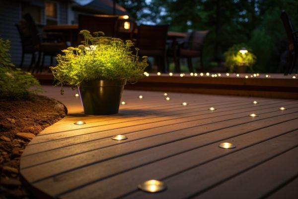 Ground Level Deck Construction in Canton
